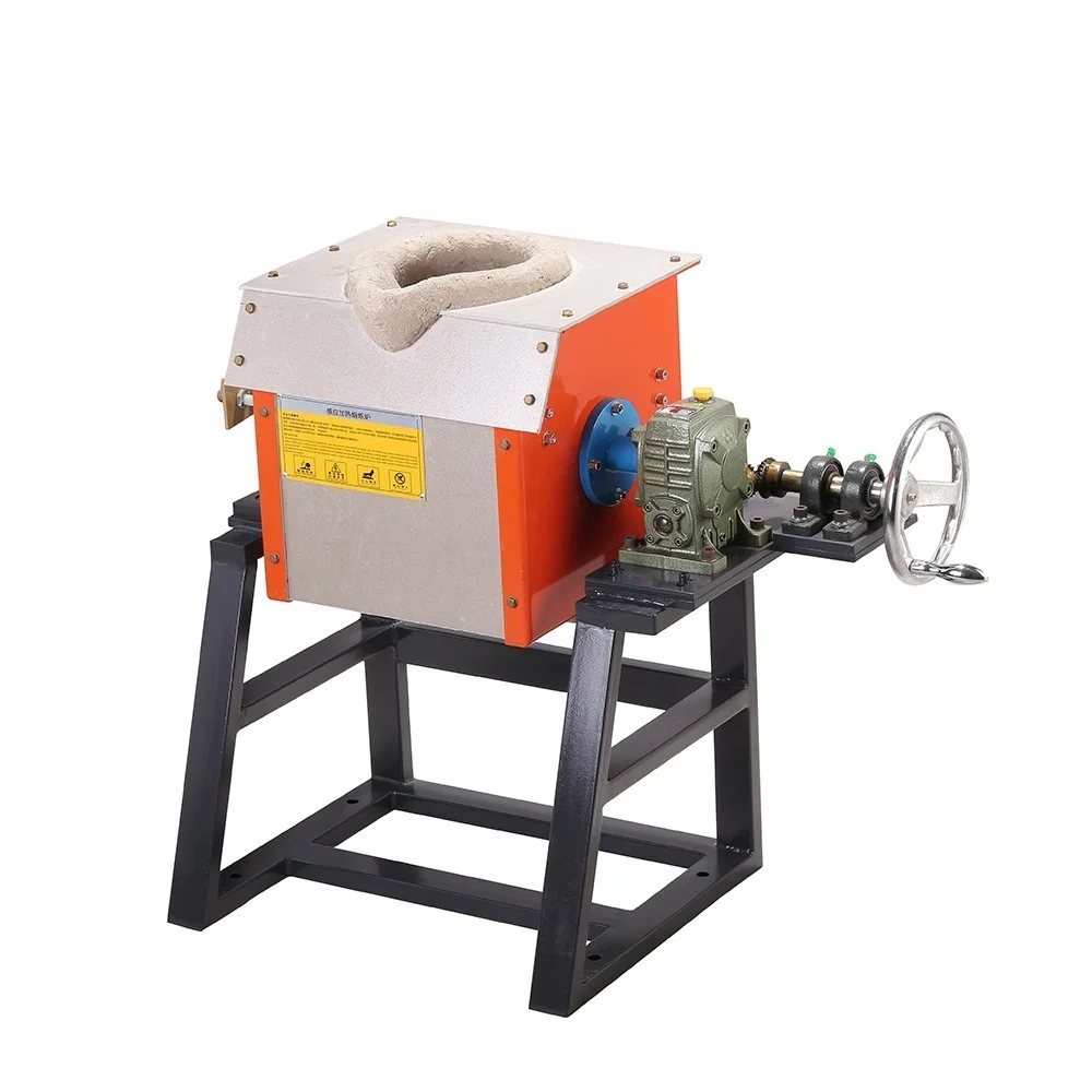 Equipment Metal Melting Furnace Heat Equipment Small Medium Frequency Induction Heating Furnace Gold Silver Copper Iron Aluminum