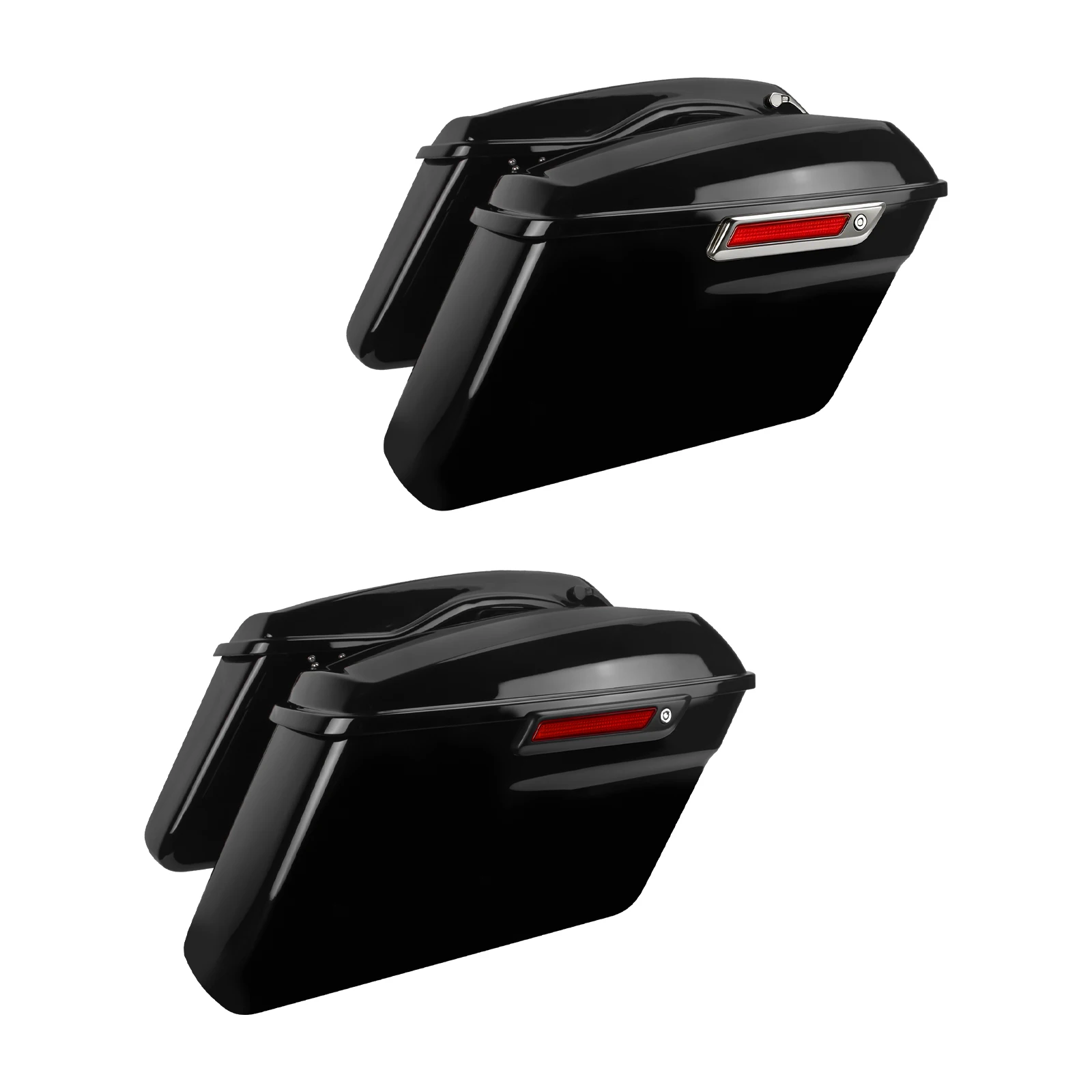 Motorcycle Hard Saddlebags Trunk W/Latch keys Luggage For Harley Touring Road King 2014-2024 Ultra Limited Electra Street Glide