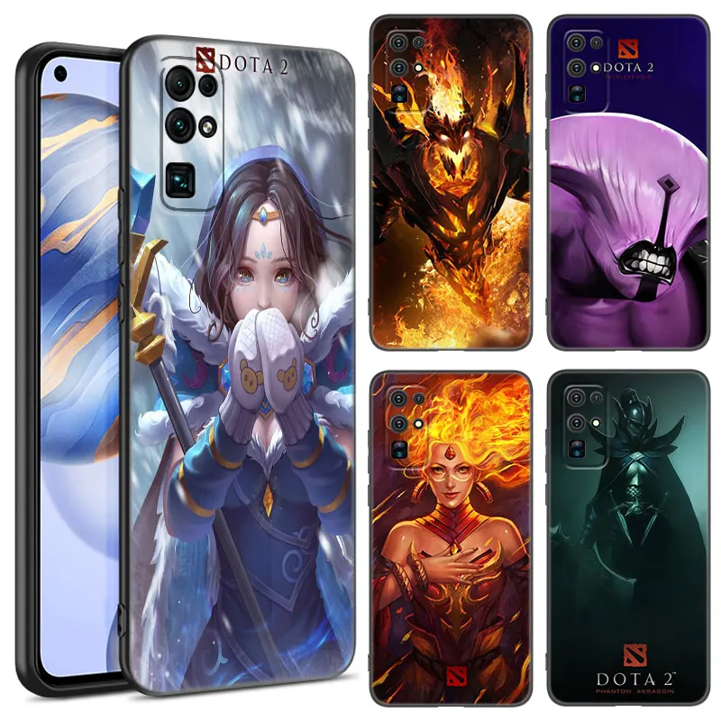 Game Dota 2 Black Phone Case For Huawei Honor 70 90 Lite X40 GT X50 i X5 Plus X6A X6S X7A X8A X8B X6 X7 X8 X9 4G X9A X9B 5G