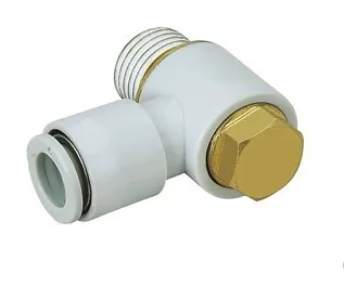 Schnell stecker KQ2V04/06/08/10/12-M5-01/02AS/03/04S/einzel weiß äußere hexagon