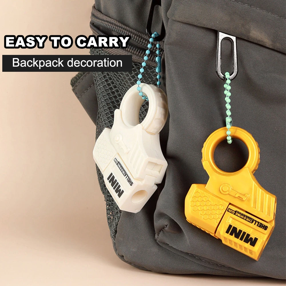 ミニピストル銃武器スポーツゲームおもちゃキーホルダー減圧ランチャーモデルキーリング男の子子供ハンドバッグアクセサリーギフト