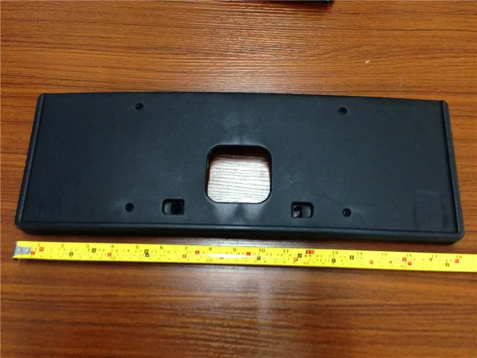 for  for Mazda M6 Front License Plate Frame Mounting Plate,Black Soundproof Waterproof Plastic Pad,1PCS