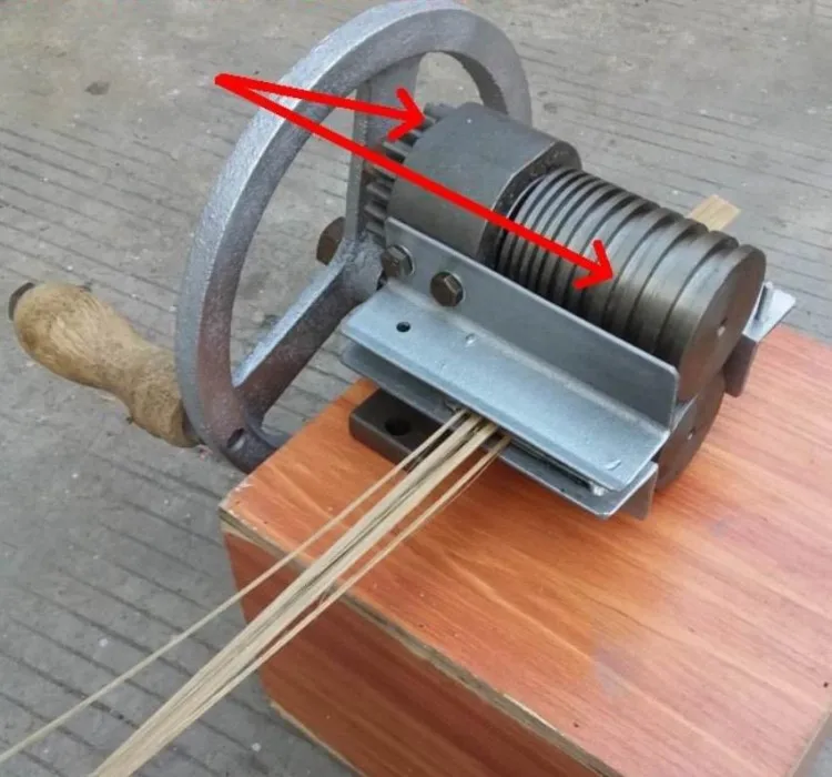 Top Sell Compact Structure Toothpick Machine Manual Bamboo Splitting Machine