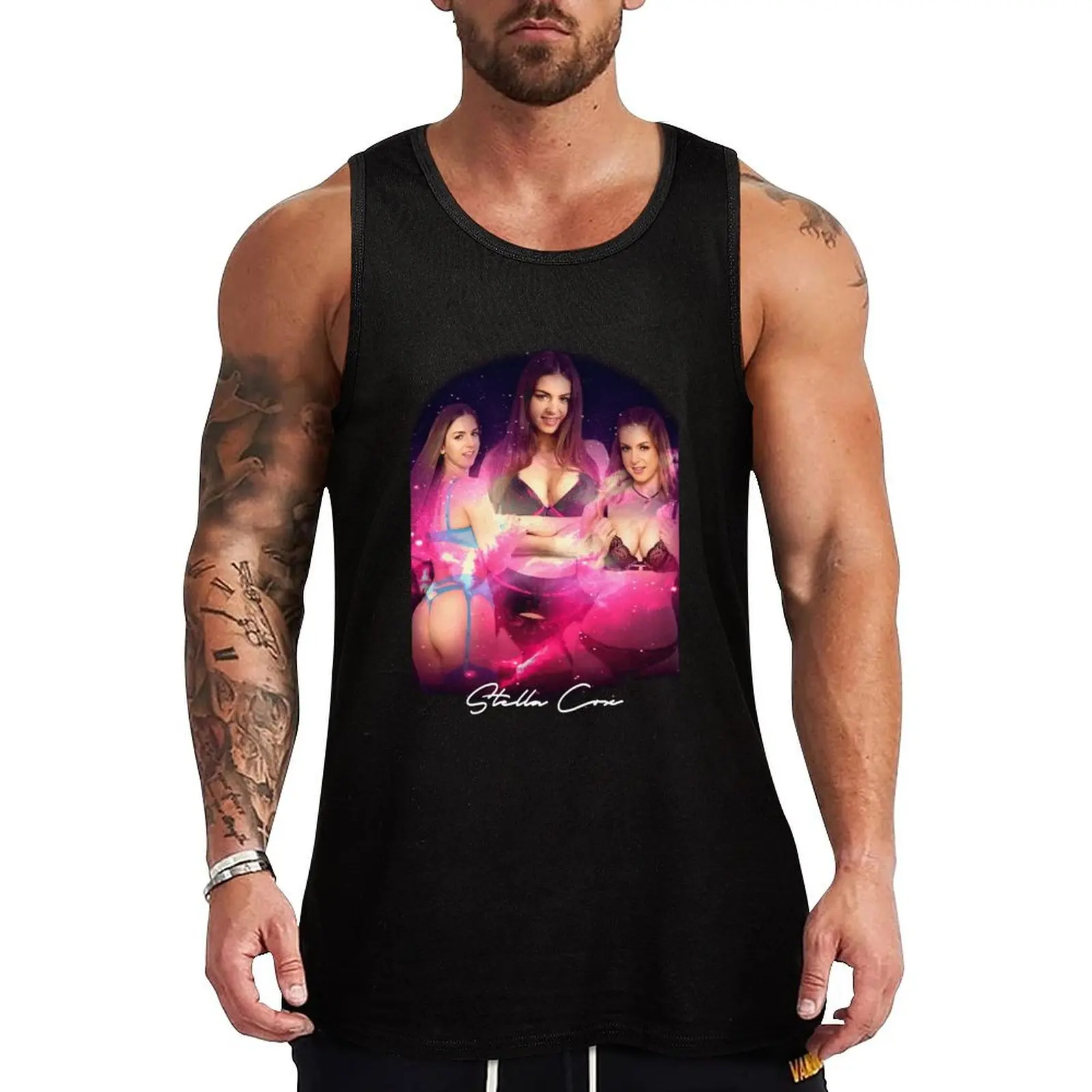

Stella Cox Tank Top Logo Free Print Tank Top Casual Graphic Sleeveless