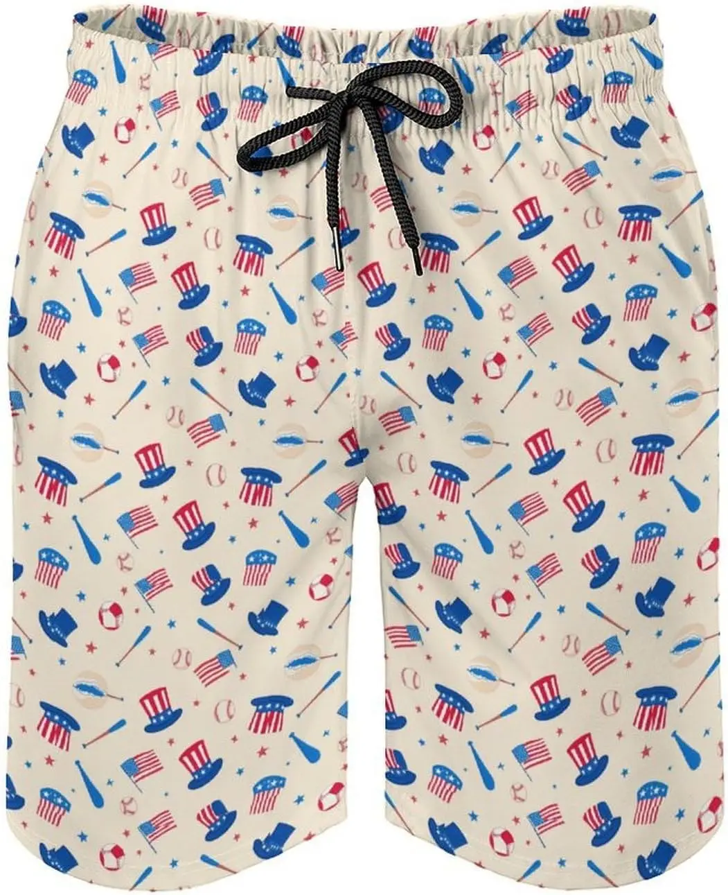 

Men Trunks Breathable Quick Dry Mesh Lining Summer Holiday Beach Board Shorts