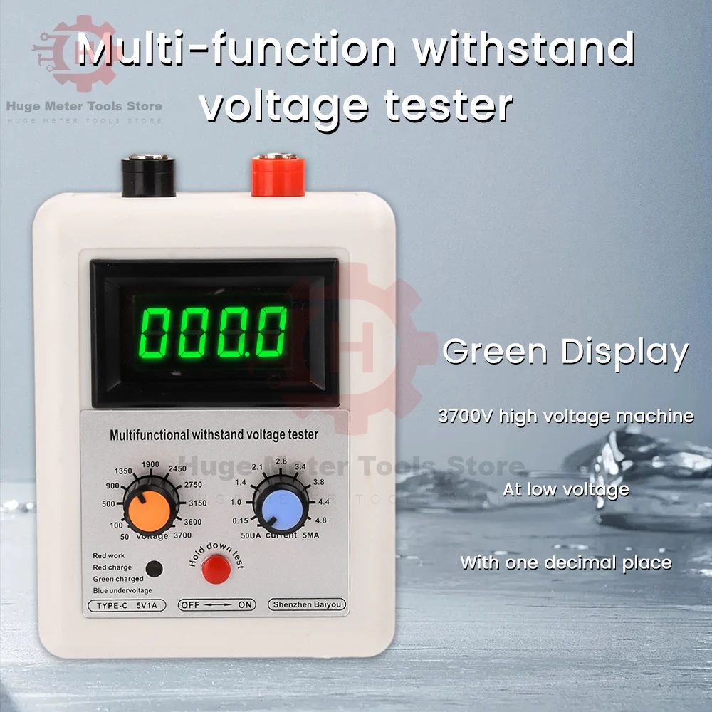 DC 0-3700V IGBT Voltage Capability Transistor Tester Diode MOS Triode MOV Voltage Capability Transistor Withstand Voltage Tester