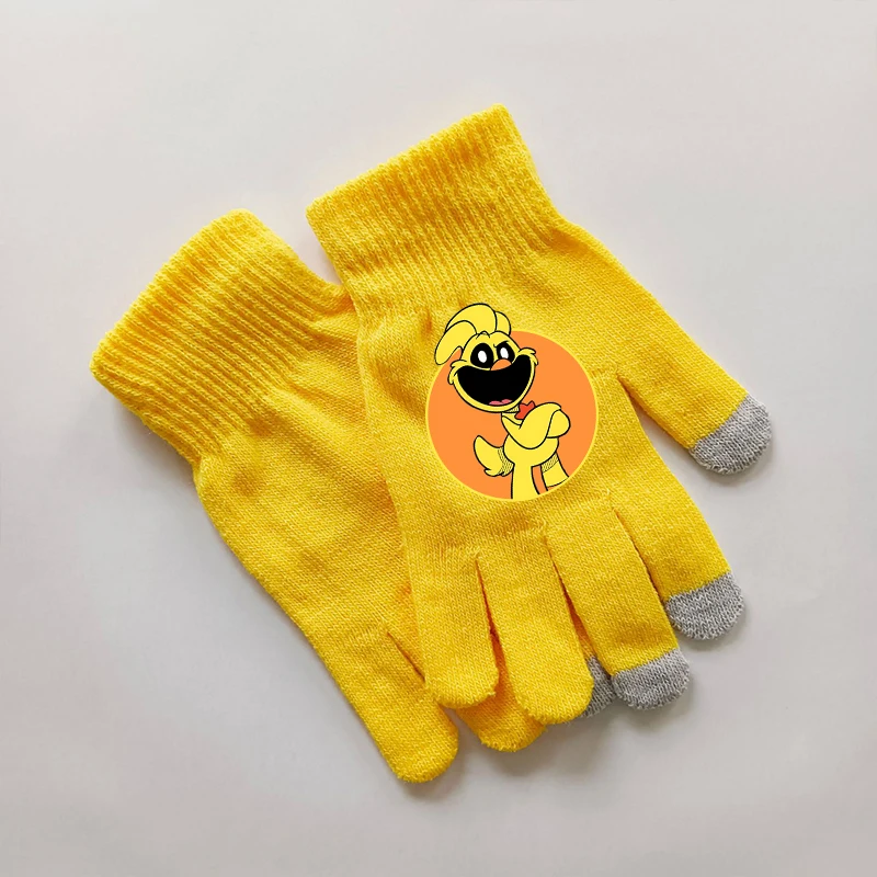 Smilings Critters Jungen Mädchen Handschuhe Cartoon Kind Kinder Bildschirm Handschuhe Winter Warm Anime Zubehör Kinder Geburtstag Nette Geschenke