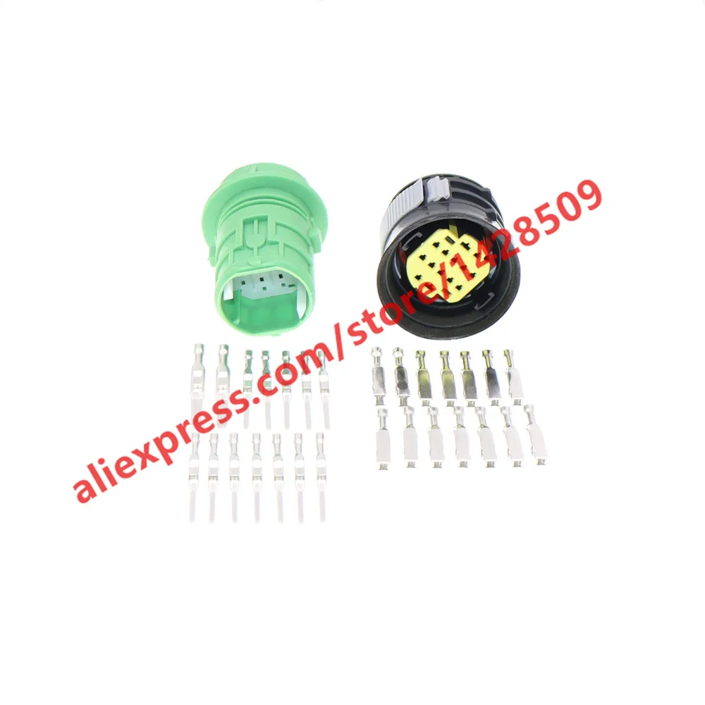 1 Set 14 Pin DTBMHPE14BKSV DTBFHPE14BKSV Car Headlight Socket Auto Lamp Connector 10847366 Light Plug