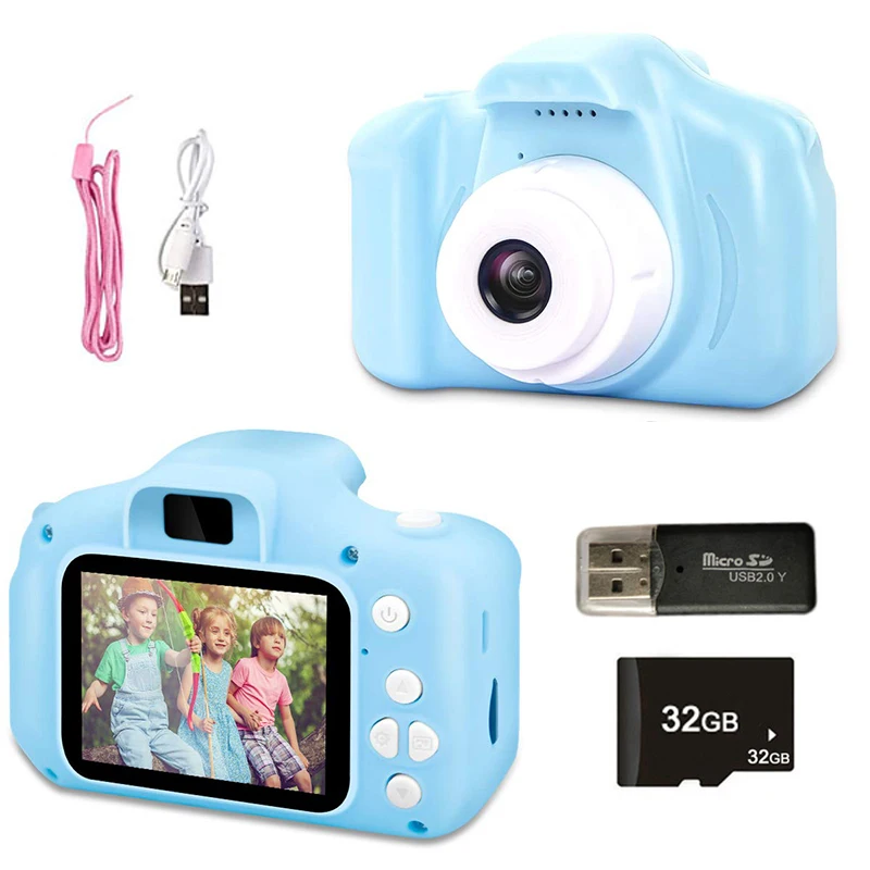 ZK30 Children's Camera Waterproof 1080P HD Screen Camera Video Toy  Kids Cartoon Cute Camera Outdoor Photography Toys