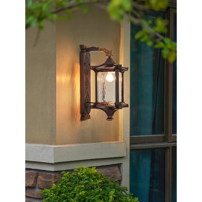 

Outdoor waterproof wall lamp Outdoor corridor Garden light Garden aisle Simple balcony Villa door Terrace exterior wall lamp