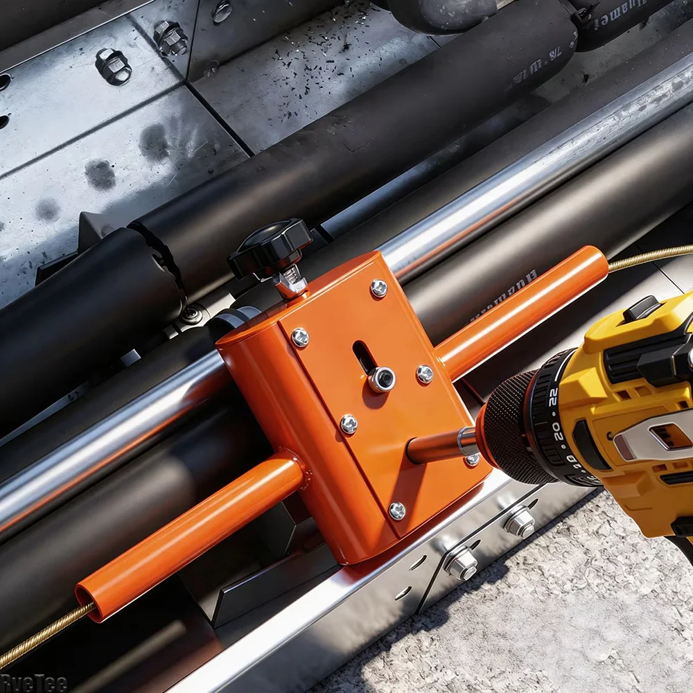 Automatic Wall Cable Threading Puller,Portable Anti‑Jamming Electric Wiring Machine,Construction Tool for Residential House