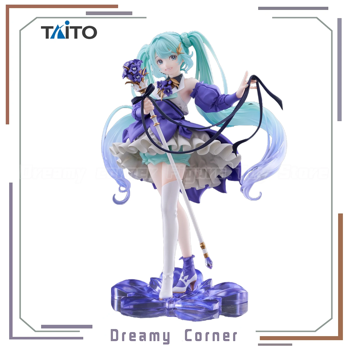 【在庫あり】タイトー-amp-ピアプロ-キャラクターズ-初音ミク-バースデー2024-フラワーver-アニメフィギュア玩具