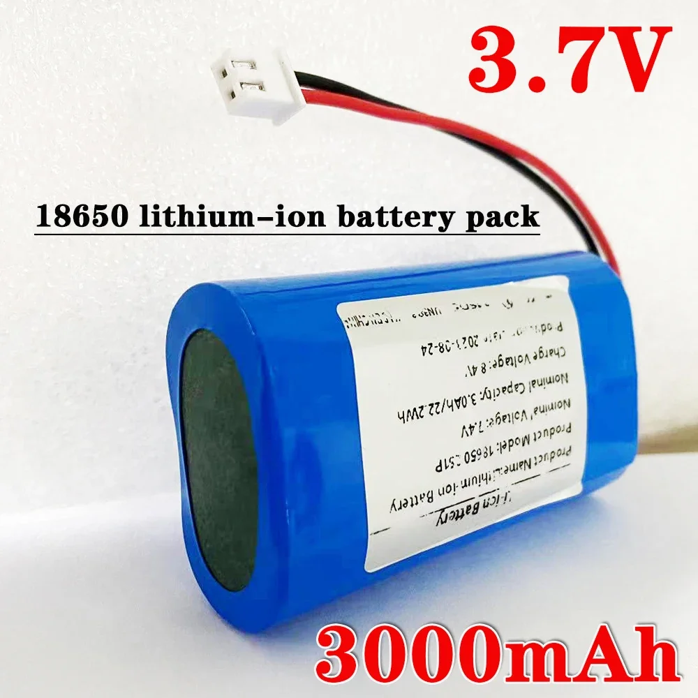 

2S1P 7.4V 3000mah 18650 built-in BMS rechargeable lithium-ion battery pack for camera electric toy backup battery