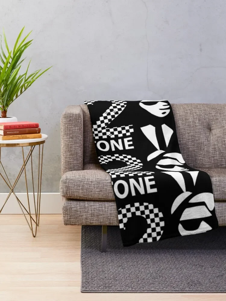 The Specials 2 Tone | Rude Boy Two Tone Ska 2 Music Records Throw Blanket Soft Plush Plaid sofa bed Decorative Sofa Blankets