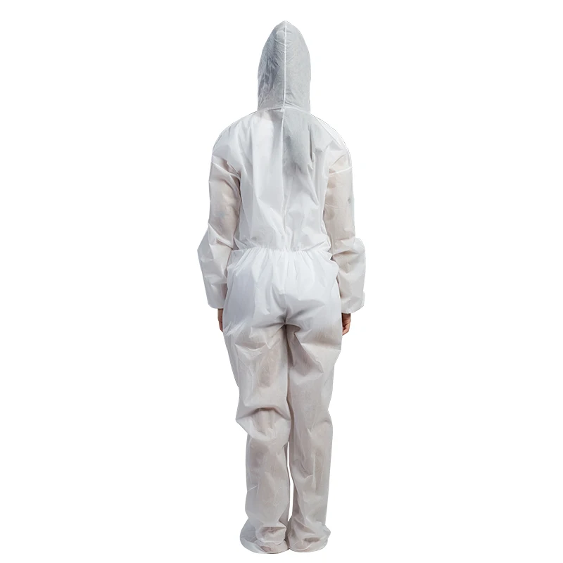 H-9010 Pre-Sterilized Disposable 4-Piece Nonwoven Cleanroom Coverall for Pharmaceutical Food Processing Facilities