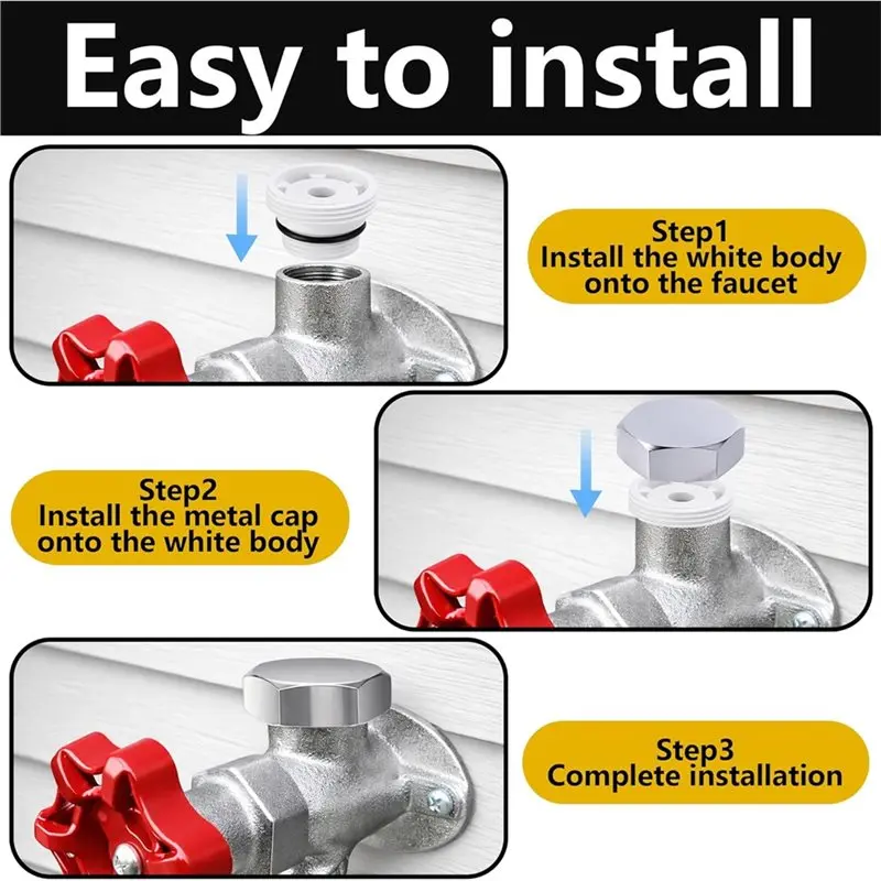 Y42A-Vacuum Breaker Replacement 2 Pack Stainless Steel Repair Kits For Outdoor Faucets- Vac-Vbk-X1B Included