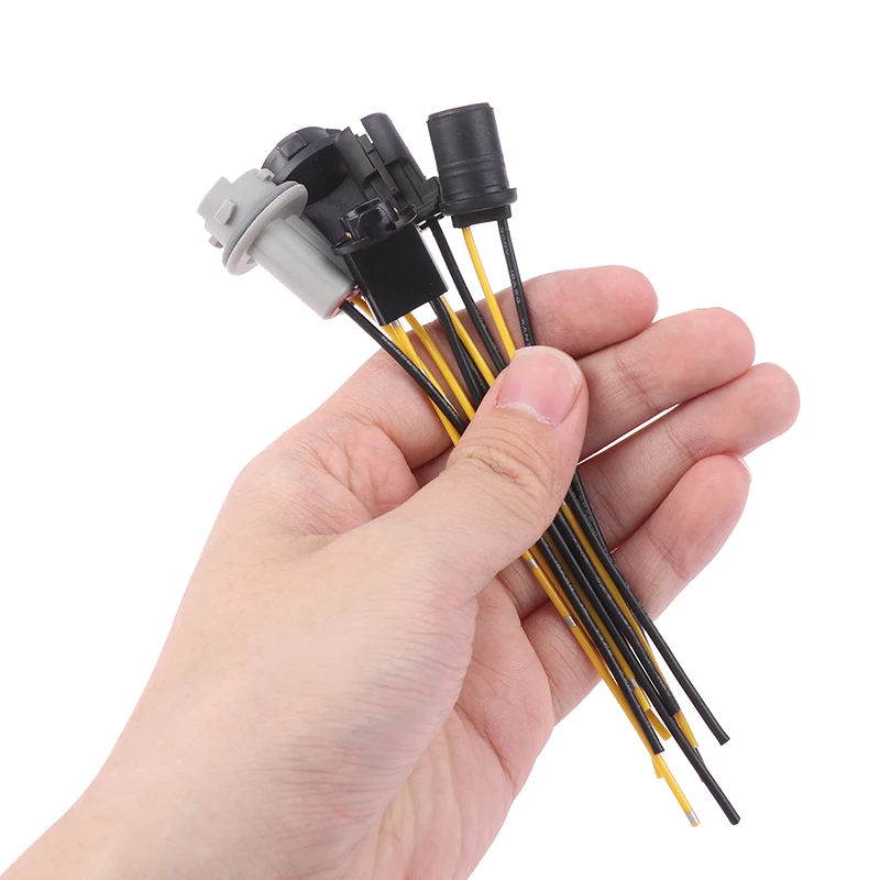 2PCS T10 T13 T15 Soft Bulb Holder Adapters Cable LED Bulb Connector Socket Wedge Base Light Bulb Plug