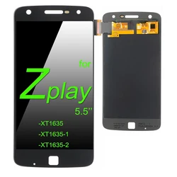 AMOLED LCD For Moto Z Play LCD Display Touch Screen Digitizer For Moto Z Play LCD Pantalla Full Assembly XT1635 XT1635-02