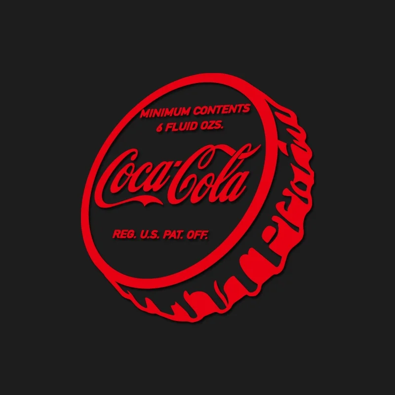 Retro Coca-Cola Bottle Cap Car Stickers for Window Decoration Suitable for Coca-Cola Lovers And Car Enthusiasts Exclusive