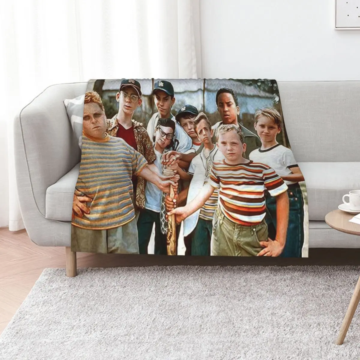 

The Sandlot Movie - Poster Print Throw Blanket Heavy Bed halloween Beach Blankets