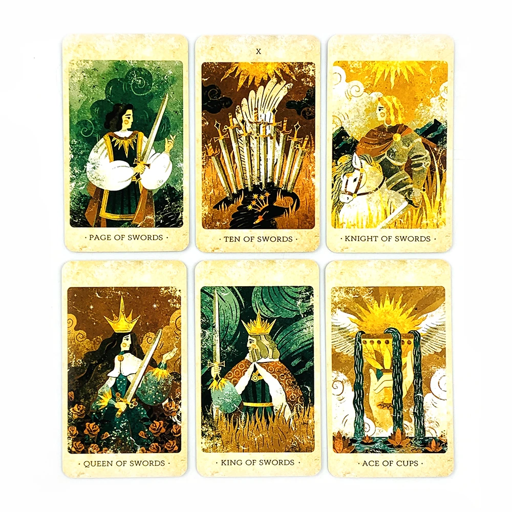 Tarot Deck 78 Cards For Cosmic Insight and Divination Edition Board Playing Game,  Ideal For Meditation & Spiritual Practices