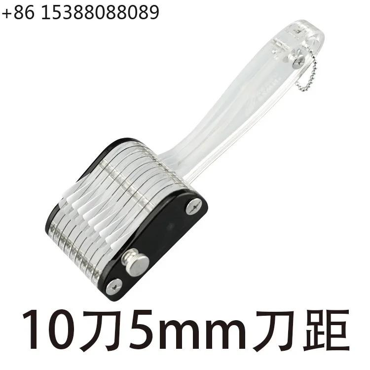 Stainless Steel Onion Slicer & Meat Criss Cross Tool, Kitchen Gadgets for Squid, Chicken Gizzard, Kidney（1pcs）