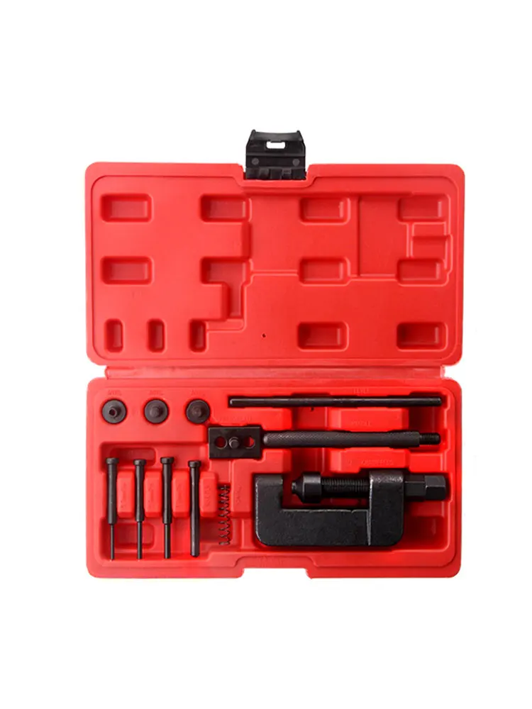 AliExpress NONE 13PCS Chain Repair Tool Set Motorcycle Chain Splitter Link Breaker Motorbike Riveting Tools Kit Heavy Duty Link O Ring Bicycle