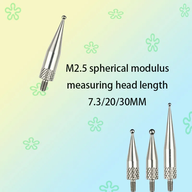 

M2.5 specification gear module measuring head runout tester universal dial gauge/micrometer ball type measuring head