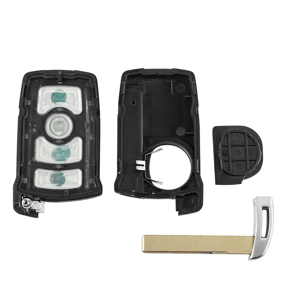 

KEYYOU 10PCS 3BTN Smart Car Remote Key Shell Case For BMW 7 Series E65 E66 E67 E68 745i 745Li 750i 2002-2008