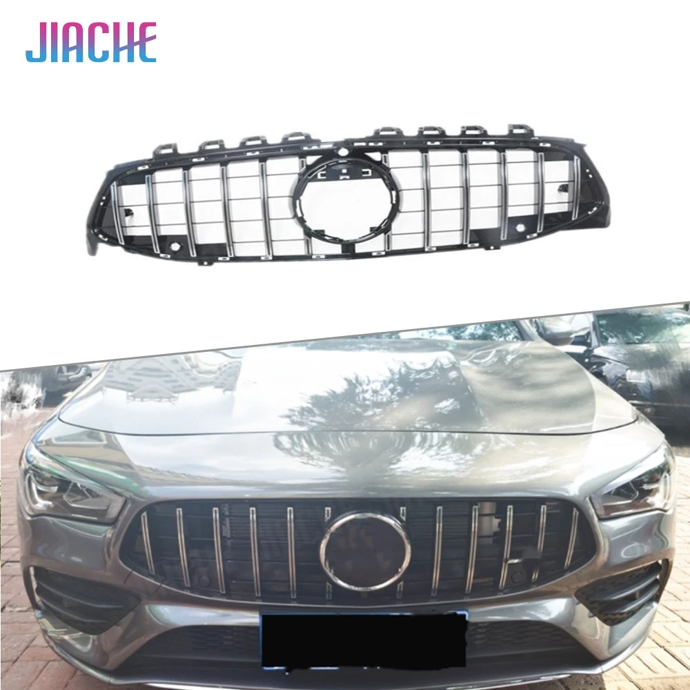 ABS Grill Car Front Bumper Grille Grill For Mercedes for Mercedes Benz W118 C118  CLA180 CLA200 CLA250 CLA45 AMG 2020 2021 Bar