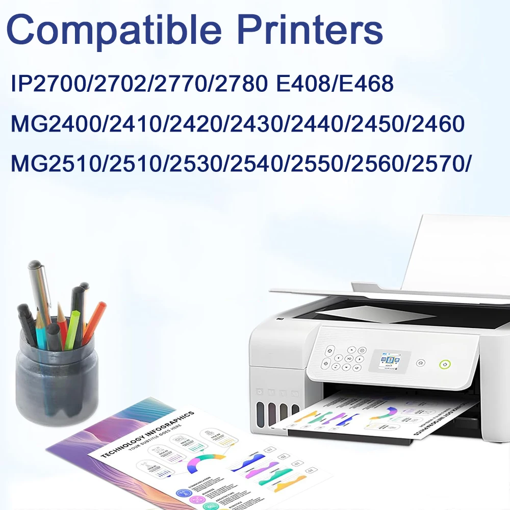 Smart Ink Cartridge Refill Kit For Canon PG 210 CL 211 445 446 810 811 512 513 145 146 245 246 745 746 545 XL Ink Cartridges