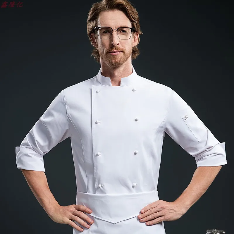 Cake Shop restaurante occidental Steakhouse uniforme de trabajo de cocina de manga larga Catering Hot Pot restaurante Hotel uniforme de Chef de otoño f