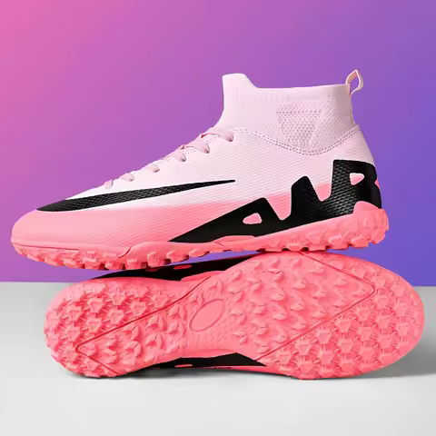 New Men Football Boots Ankle Non-Slip TF/FG Professional Soccer Shoes Boys Sneakers Match Comfortable Sports Shoes Unisex