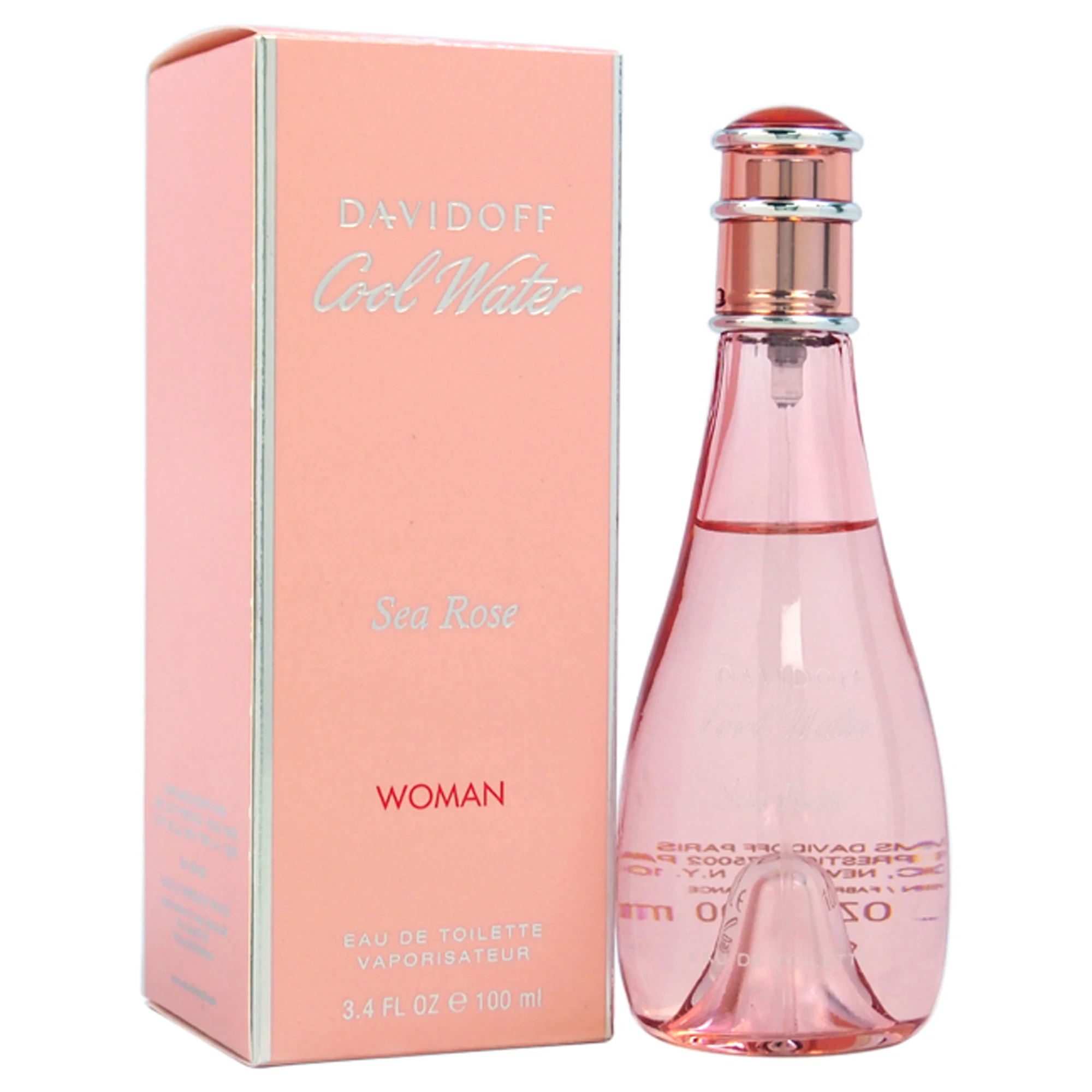Acqua fredda Sea Rose di Davidoff per donna - Spray EDT da 3,4 once