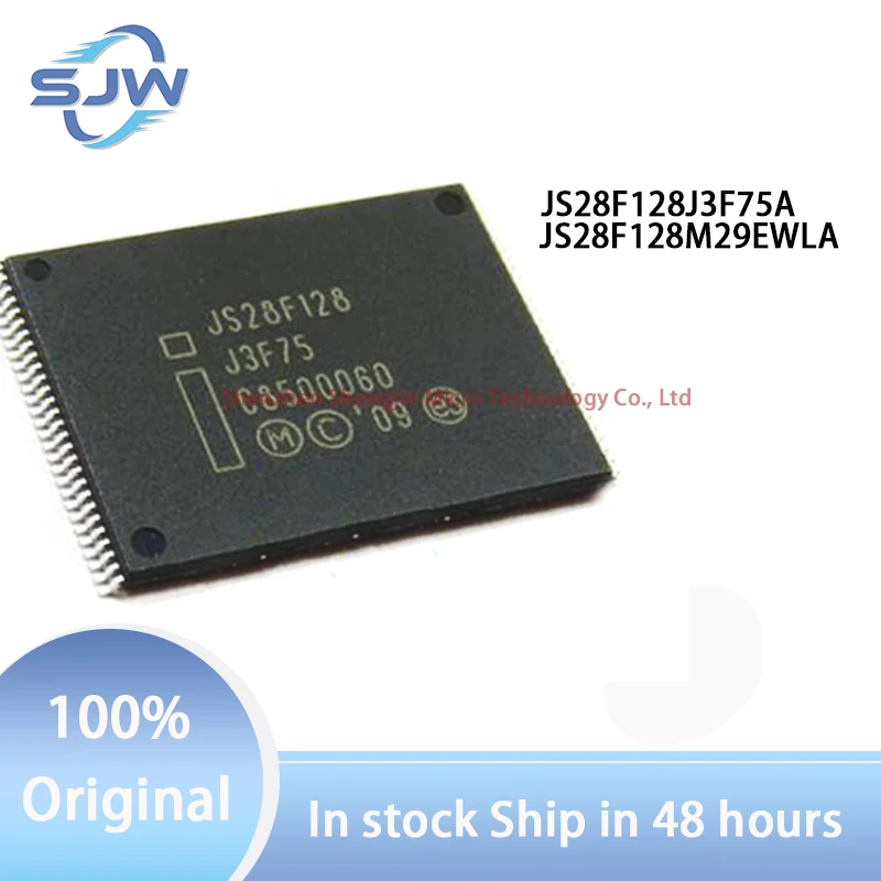 

JS28F128J3F75A JS28F128M29EWLA encapsulation TSOP56 NOR FLASH 128Mbit Memory chip