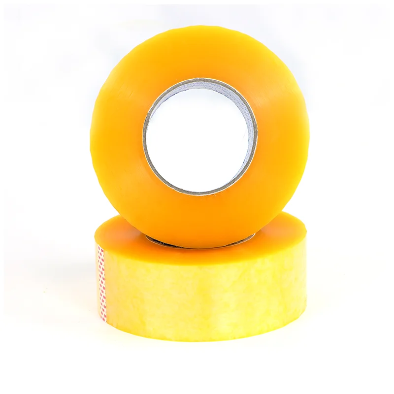 

42mm Width Clear Yellow Packing Tape, Heavy Duty Packaging Tape for Shipping Packaging Mobile Sealing decorative adhesive tapes