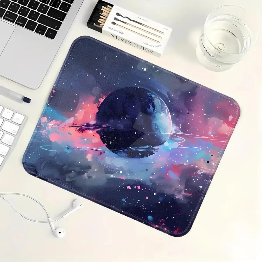 Mouse Pad Computer Laptop Pad Game Console Pad Desk accessories Keyboard Mouse Pad office Pad overlock Nebula Galaxy Space Art