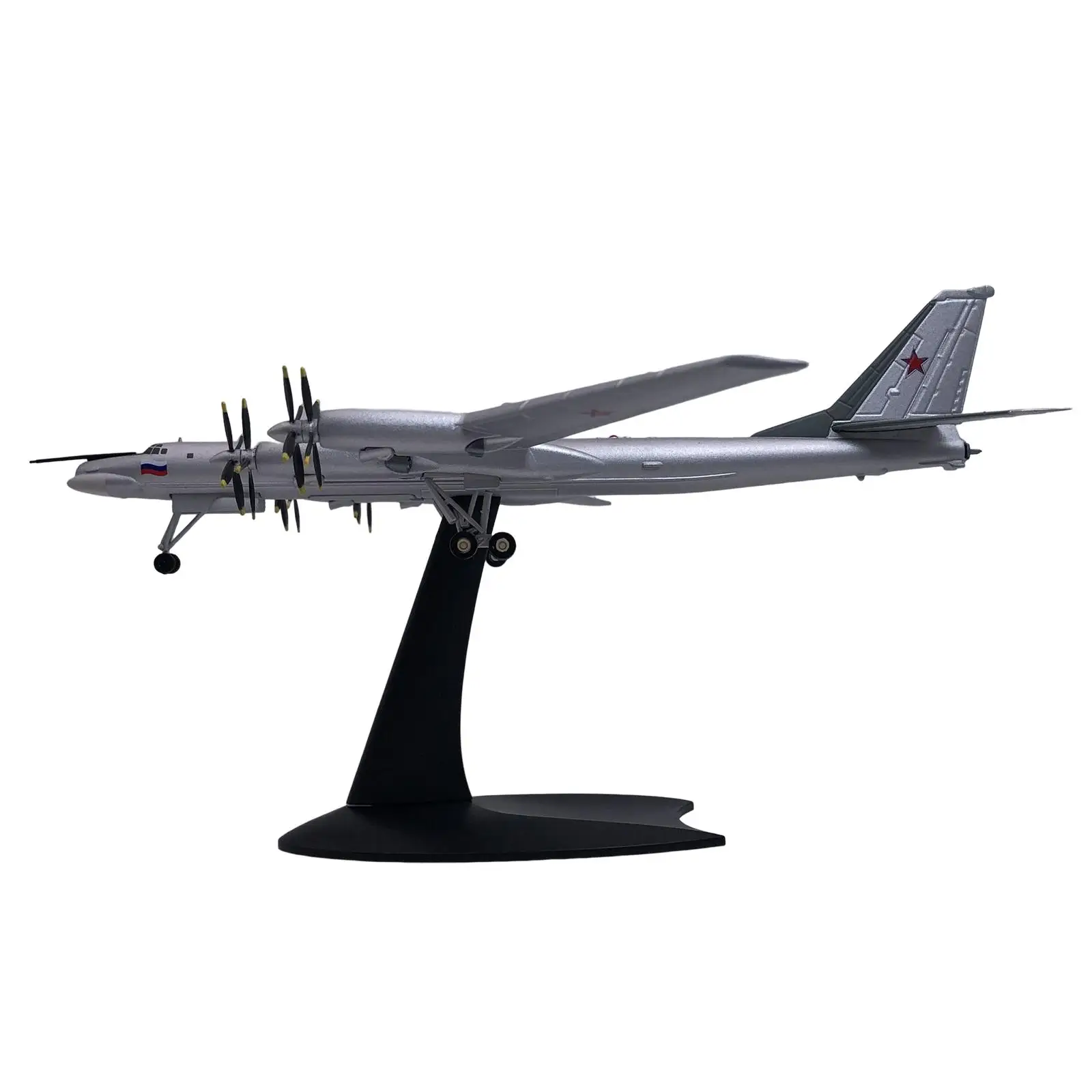 Plane Model Diecast Metal Amer 1:200 Russian TU 95MS Simulation for Collection Commemorate Kid Collectible Display Birthday Gift