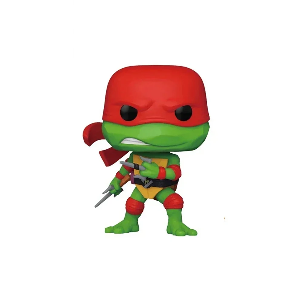 2 Pezzi Action Figure Tartarughe Ninja Anime Neca Versione 1990, Modellino Statua in PVC, Ornamento per Camera, Regalo di Compleanno