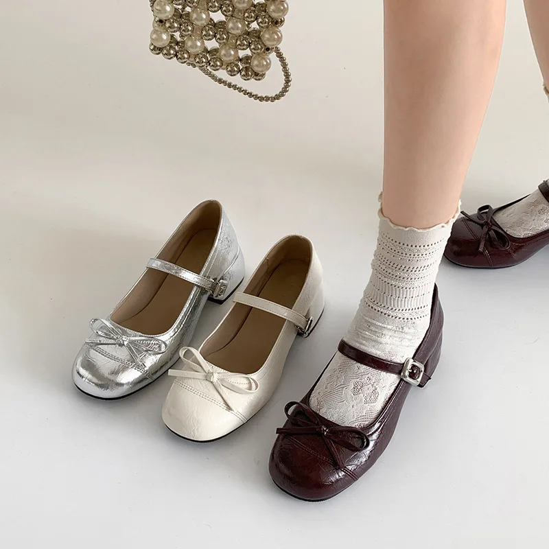 

New Spring Autumn women Leather Shoes Simple Ballet Flats for women School Fashion woman Causal Princess Wedding Party Shoes