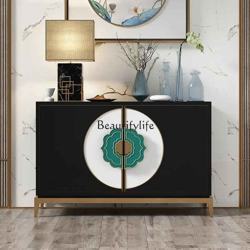 

D333Modern new Chinese entrance entrance art end view table wall side cabinet