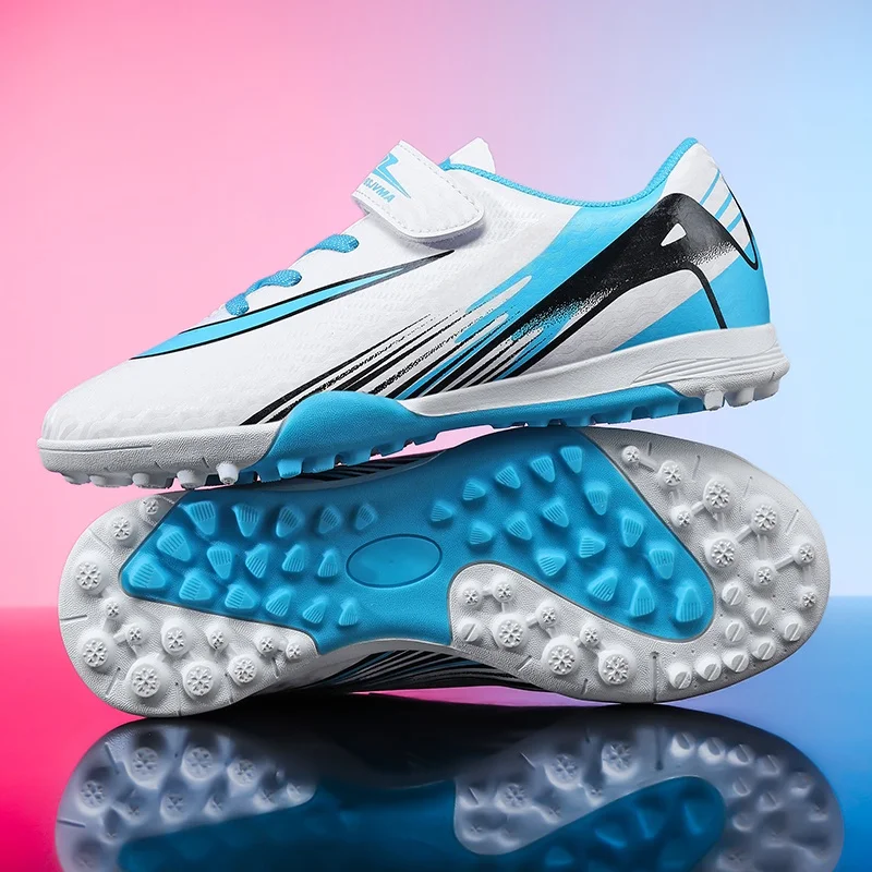 

New Kids Indoor Soccer Boots Non Slip Professional Football Shoes Original Football Field Boots Children Futsal Sneaker Match
