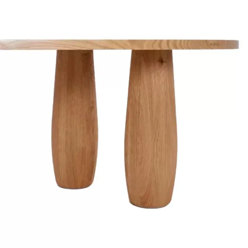 

Japanese-style solid wood coffee table Nordic simple special-shaped living room side few ash wood ins wind