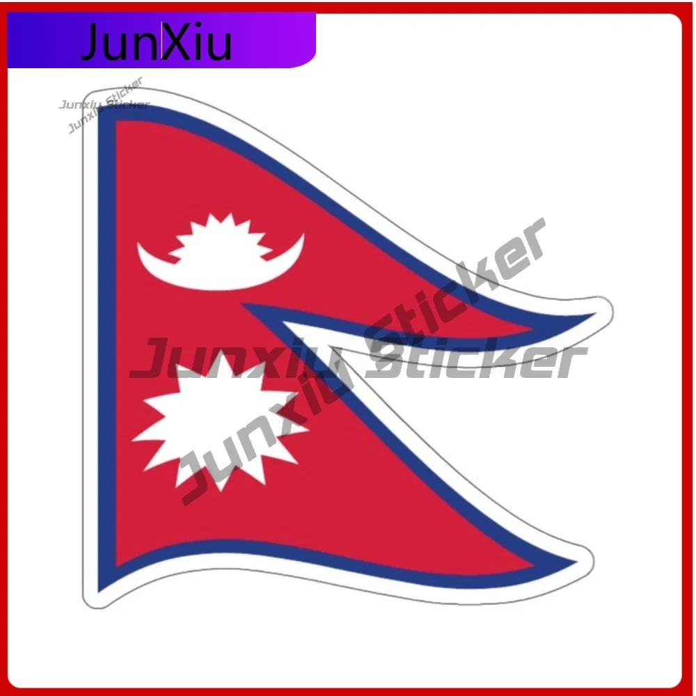 

Nepal Flag Sticker Nepalese Fun Stickers Decoration Pvc Boat Accessories Suv Window Motorcycle Bumper Truck Laptop Phone Case