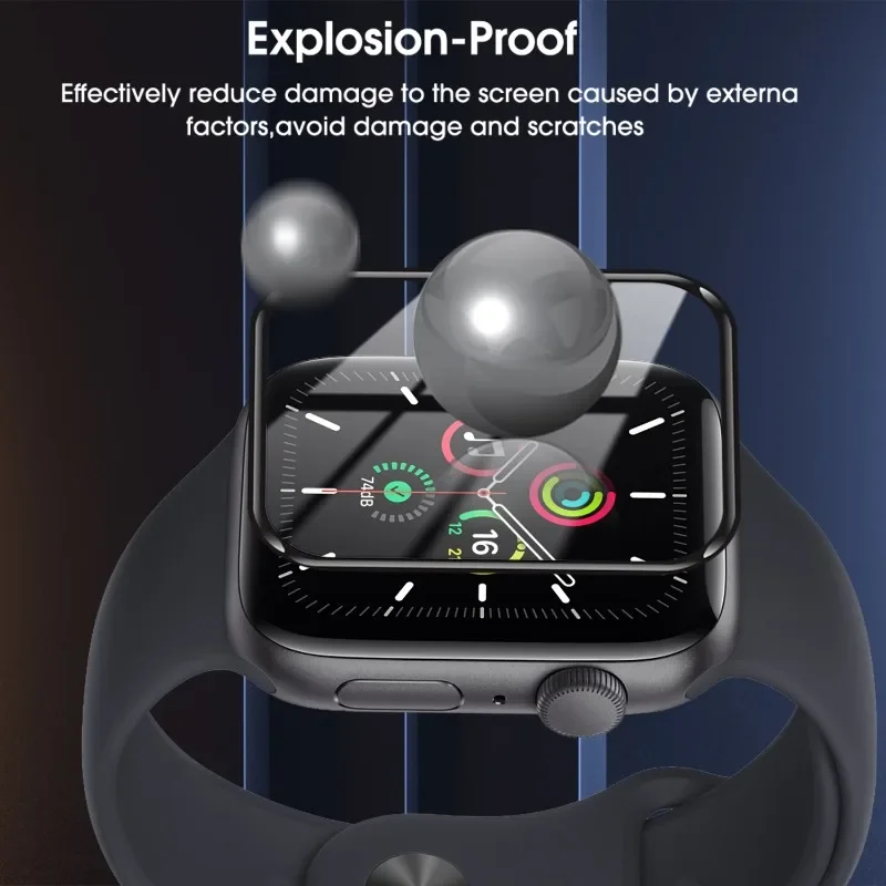 1/2 pezzi Kit di protezione schermo facile da installare per Apple Watch S10 S11 42mm 46mm 49mm per iWatch Ultra 3 2 1 Serie Pellicola ceramica morbida