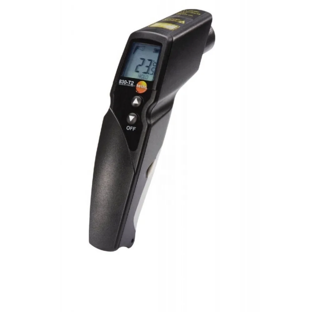 Brand New Testo- Infrared Temperature Measuring Instrument 830-T2 Emissivity Adjustable 0.1 to 1.0, 9V battery