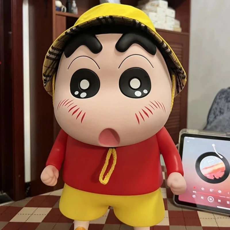 

Hot Large Crayon Shin-Chan Figures Peripheral Series Model Car Ornament Doll Collection Decoration Anime Limited Birthday Gifts