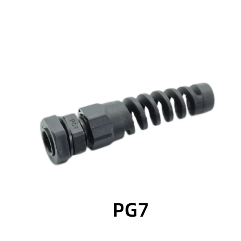 1 Stuk Pg7 Pg9 Pg11 Waterdicht Nylon Kabel Klier Verstelbare F Lex Spiraal Connector Breed Klembereik