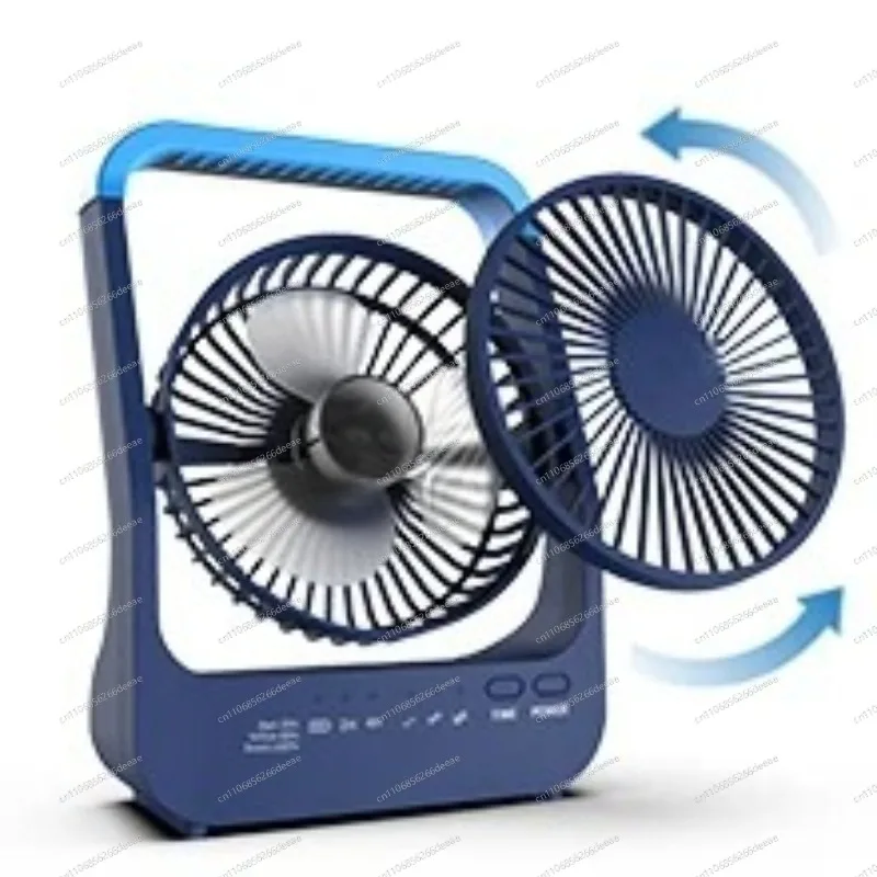 YBJ-Battery Operated Fan 20000mAh Rechargeable USB Portable Camping Fan 2/4H Timer 3 Speed for Office Outdoor