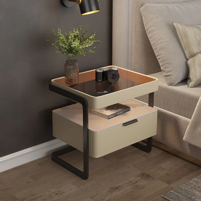 Multifunctional Modern Nightstands Pretty Simple Center Design Hanging Nightstands Storage Italian Table De Chevet Furnitures